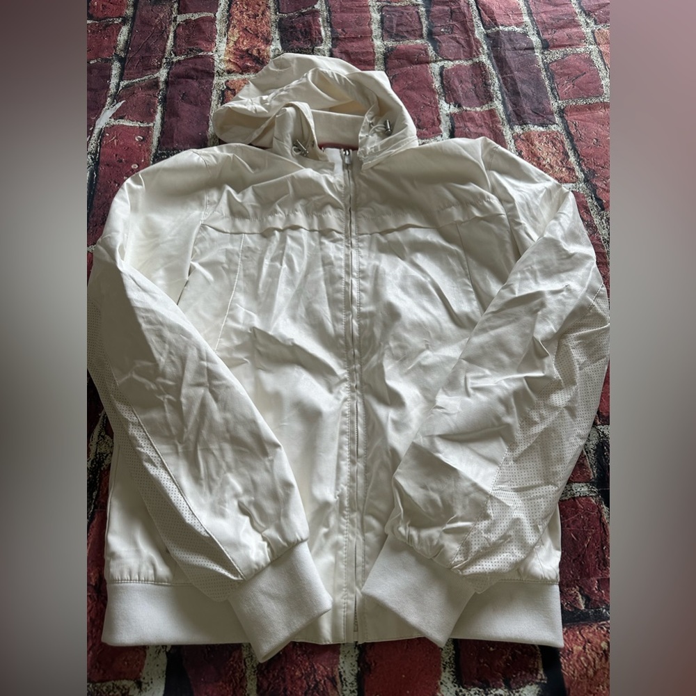 Zara Man Basic Hooded Mesh Lined Jacket Size L Pi… - image 3